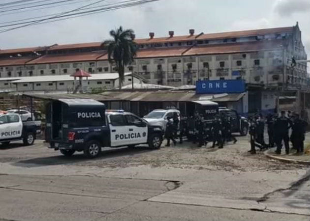 El privado de libertad herido, fue Yair Mendoza de 34 años de edad. Fotos: Diómedes Sánchez.