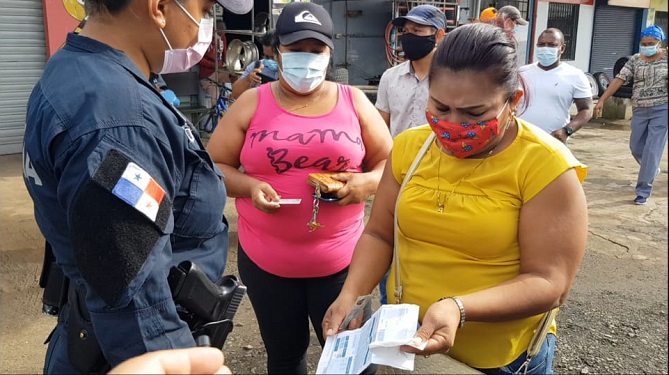 Cerco sanitario de La Espiga, en La Chorrera.