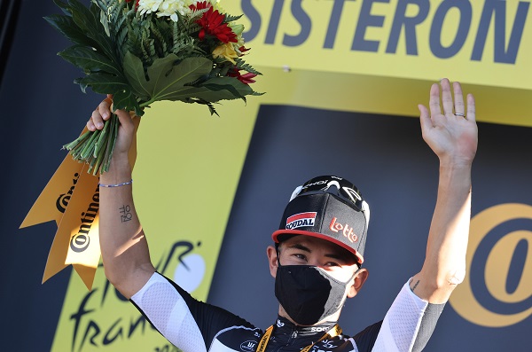 Cadel Ewan se ganó la tercera etapa. Foto: EFE