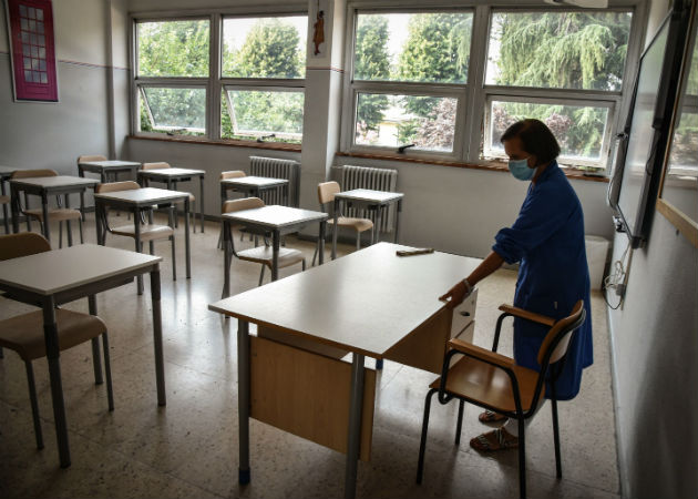 Casi la totalidad de las escuelas británicas preparadas para inicio de clases Los colegios han estado trabajado para cumplir las recomendaciones de seguridad del Gobierno. Fotos: EFE.