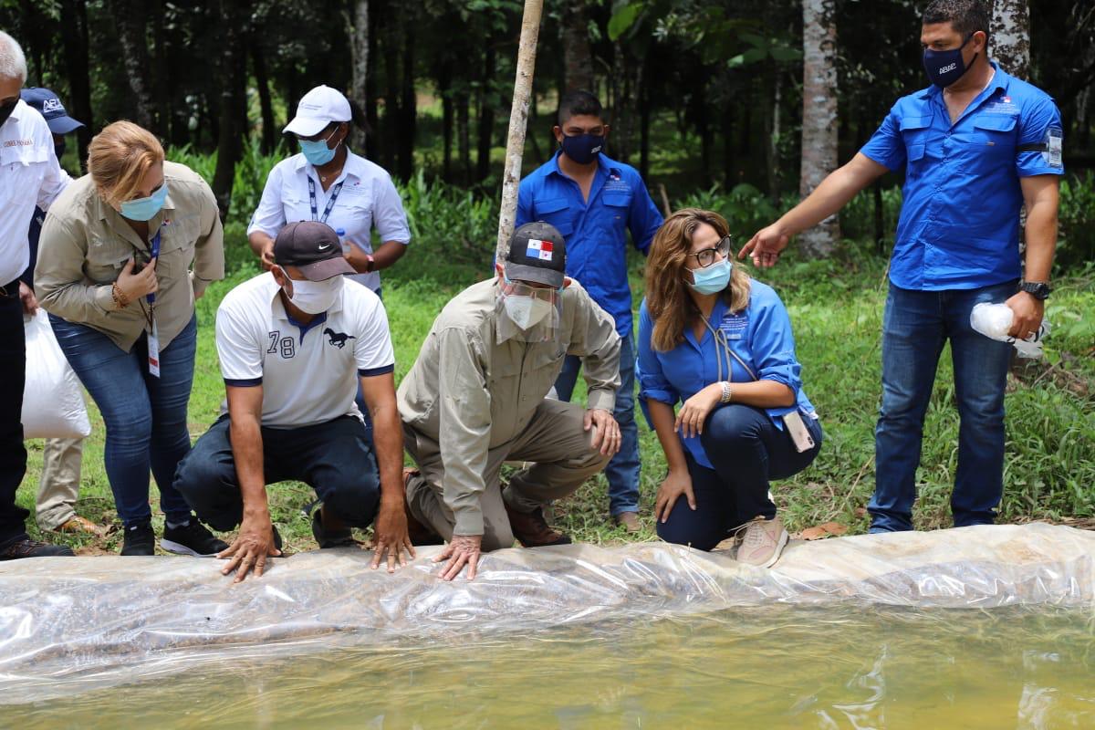 Se proyecta establecer una Asociación de Acuicultores para el área, para el establecimiento de proyectos sostenible a largo plazo