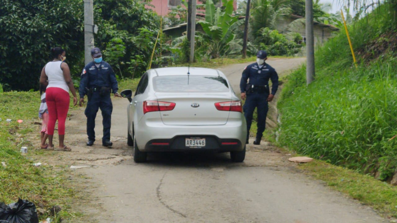 Hubo fuertes medidas de seguridad en las inmediaciones de Valle Verde.