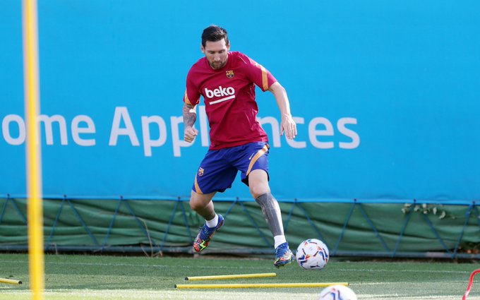 Messi. Foto:@FC Barcelona