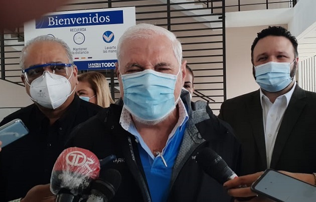 El expresidente Ricardo Martinelli lidera el partido político Realizando Metas. Foto Víctor Arosemena