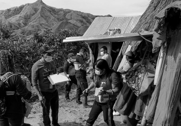 Comunidad de Llano Amador en la comarca Ngäbe Buglé, en donde un supuesto líder de una secta religiosa ejercía  control,  dominio y abuso sobre los residentes. Foto: Cortesía.