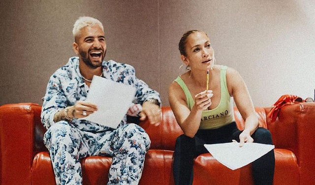 Jennifer López y Maluma. Foto: Instagram