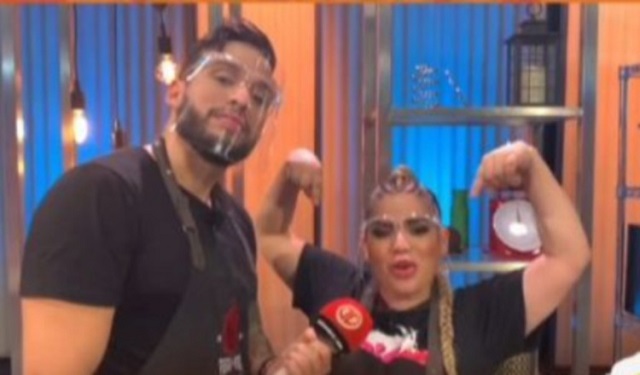 Ramiro y La Bibi participaron en Fuego vs Fuego. Foto: Cortesía