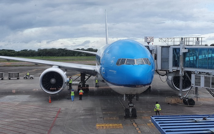 Los vuelos humanitarios, de repatriación y de carga se mantienen habilitados en el Aeropuerto Internacional de Tocumen. Foto cortesía @tocumenaero 