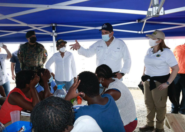 Con la apertura de este campamento en San Vicente, el traslado de las otras familias será de manera paulatina. Fotos: Cortesía.