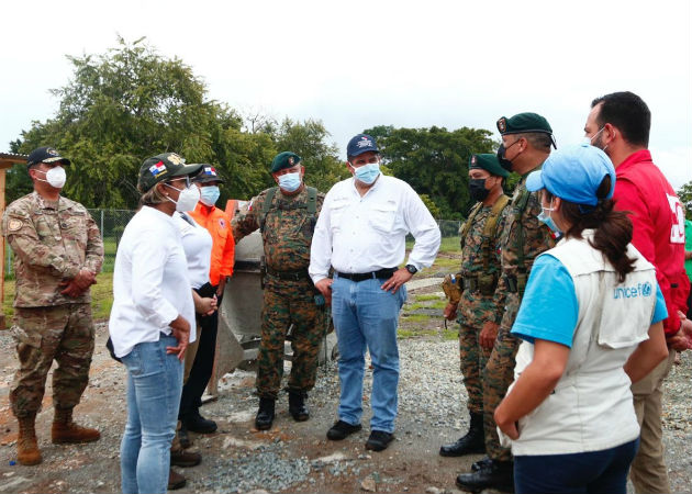 Con la apertura de este campamento en San Vicente, el traslado de las otras familias será de manera paulatina. Fotos: Cortesía.