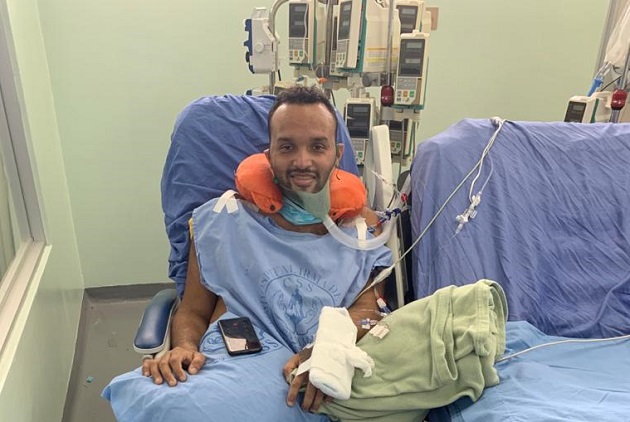 Abdiel Amor ingresó a la Unidad de Cuidados Intensivos el 1 de junio. 