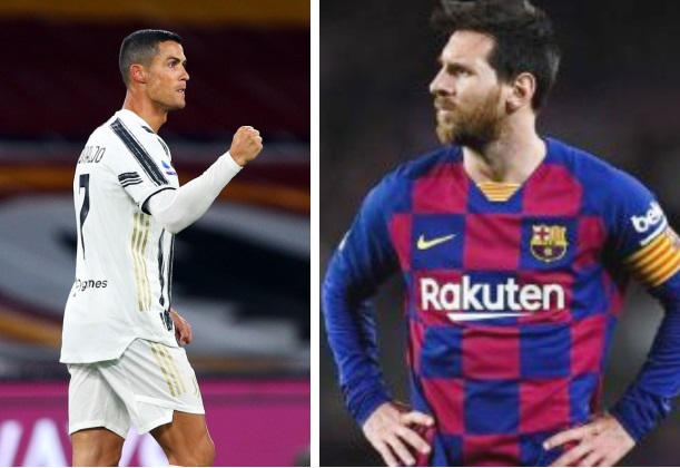 Ronaldo y Messi. Foto:EFE