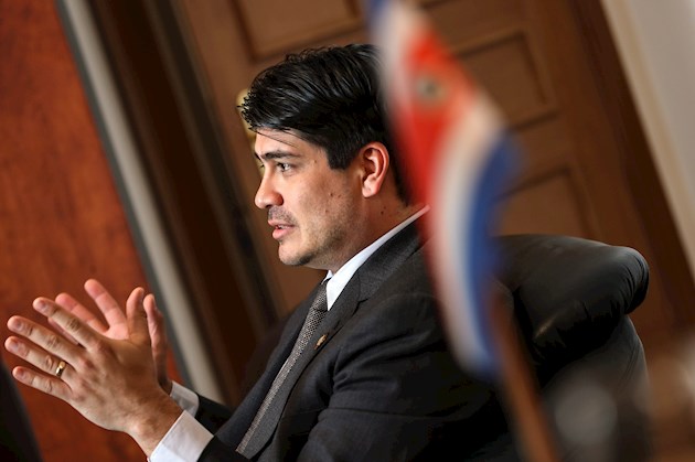 El presidente de Costa Rica, Carlos Alvarado permanece en San José, capital de Costa Rica, donde se ubica la sede del gobierno de ese país, según Laura Valenciano, directora la de comunicación de la presidencia del país centroamericano.