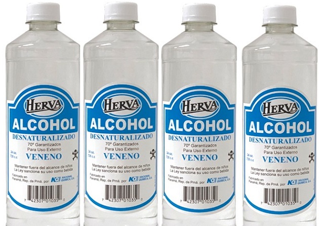 El Herva Alcohol es fabricado por la empresa Nacional Química, S.A.