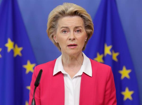Ursula von der Leyen, presidenta de la Comisión Europea. FOTO/EFE