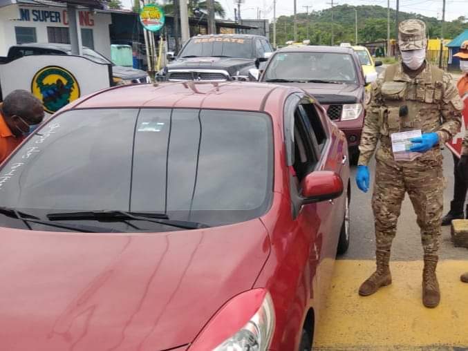 Todas las medidas de bioseguridad se siguen en la iglesia donde se encuentra la imagen del Cristo Negro de Portobelo.