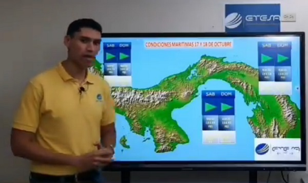 Pronóstico de Etesa en relación con la llegada al país de la Onda Tropical 42.