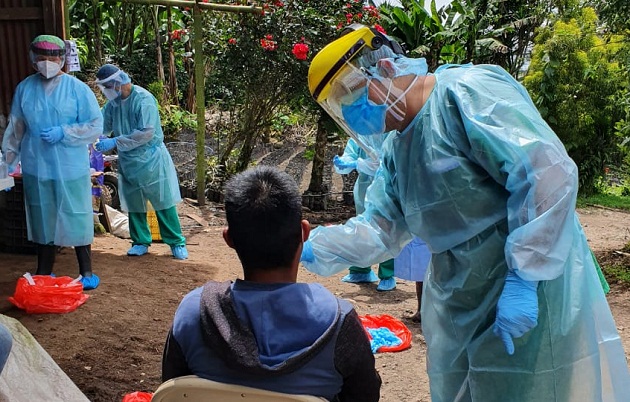 El fin de semana se realizó el segundo barrido en las fincas donde se aplicaron pruebas en busca de nuevos casos.