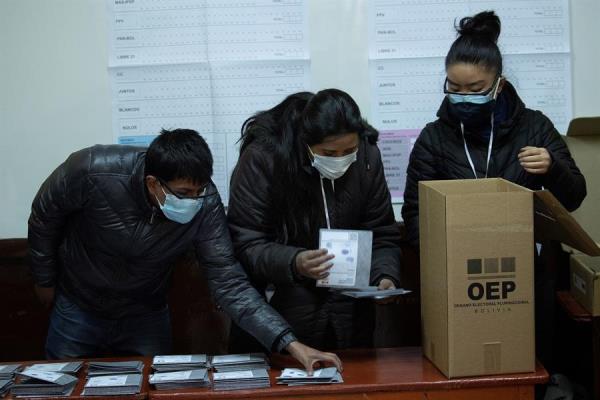 El triunfo electoral en Bolivia se logra con el 50% más uno de los votos, o con un 40 y al menos diez puntos de diferencia con el segundo. Foto: EFE