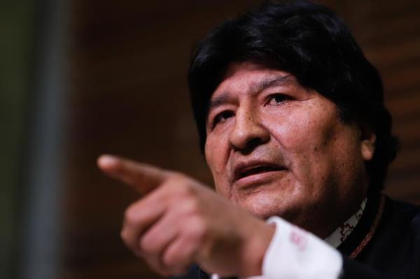 El lunes de esta semana, Morales dijo en una rueda de prensa que