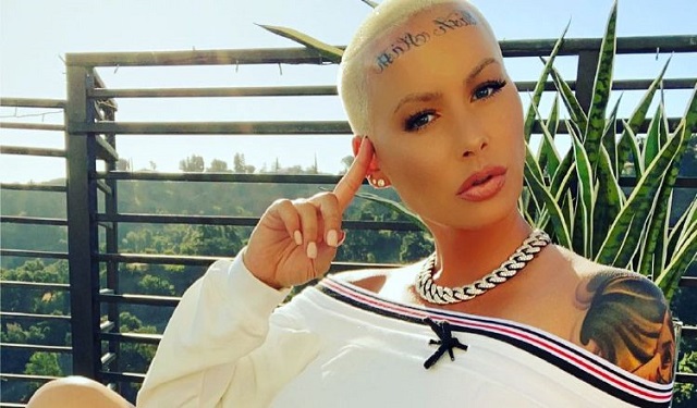 Amber Rose salió con Kanye West por dos años. Foto: Instagram