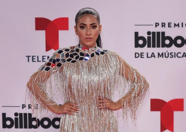 Jacky Guzmán acompañó a su pareja, Dimelo Flow, en los Premios Latin Billboard. Foto: Instagram