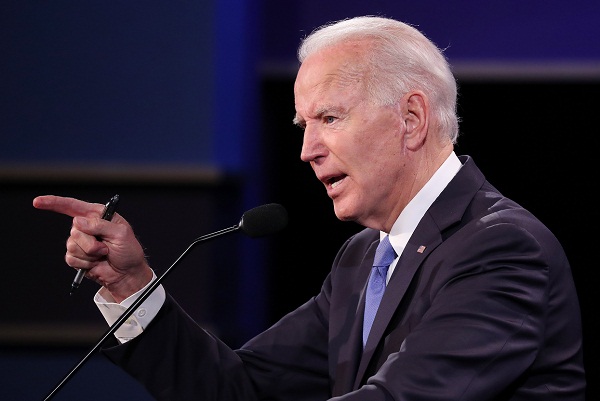 Biden, quien aventaja al presidente de EE.UU., Donald Trump, por 248 delegados a 214 en el Colegio Electoral. Foto: EFE