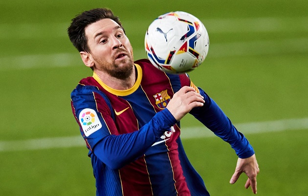 Leo Messi  no fue titular este sábado.