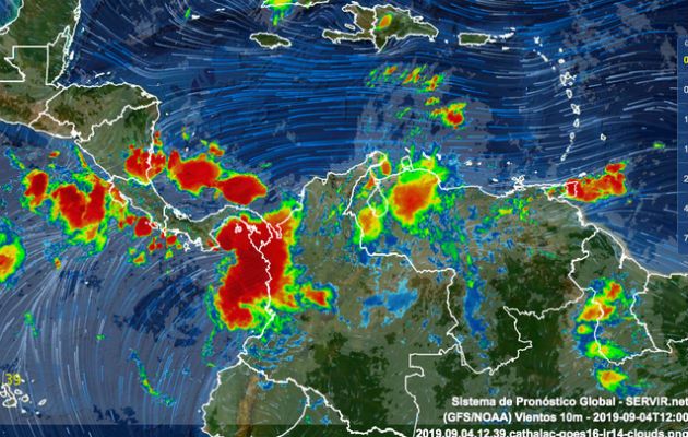 El Sinaproc y Etesa vaticinan lluvias que podrían arreciar con el paso de la Tormenta Tropical #46.