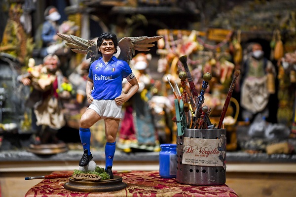 La imagen de Diego Maradona. Foto:EFE