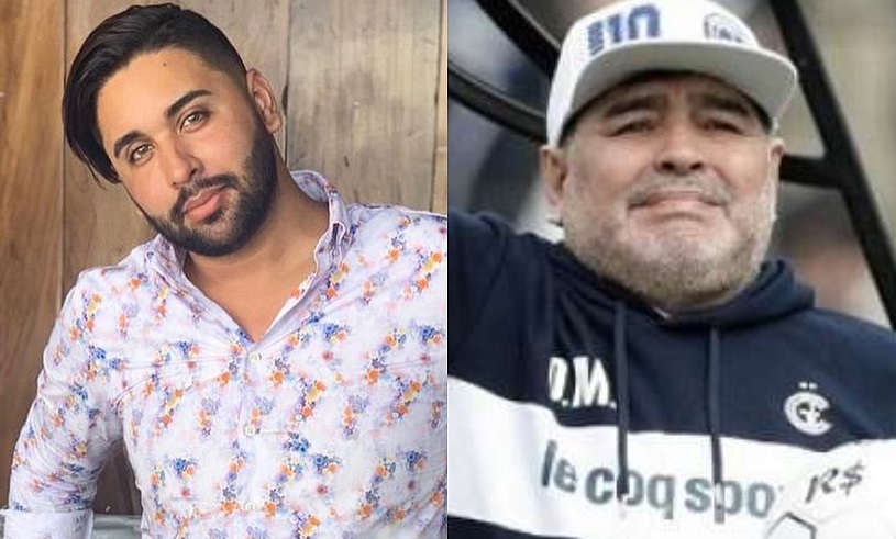 'Yedgar Carolina' comentó sobre Diego Maradona. Foto: Redes Sociales