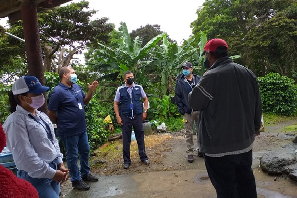 Durante el operativo contra el trabajo infantil, se visitaron seis fincas dedicadas a la producción de café y la actividad agrícola.