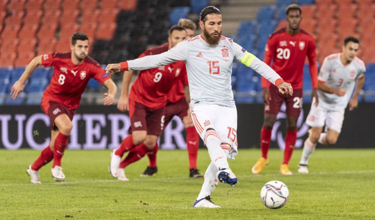 Sergio Ramos, capitán de España. Foto:EFE