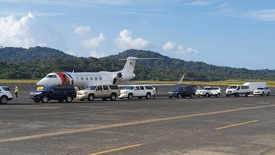 Chad F. Wolf aterrizó en el Aeropuerto Internacional Panamá Pacífico.