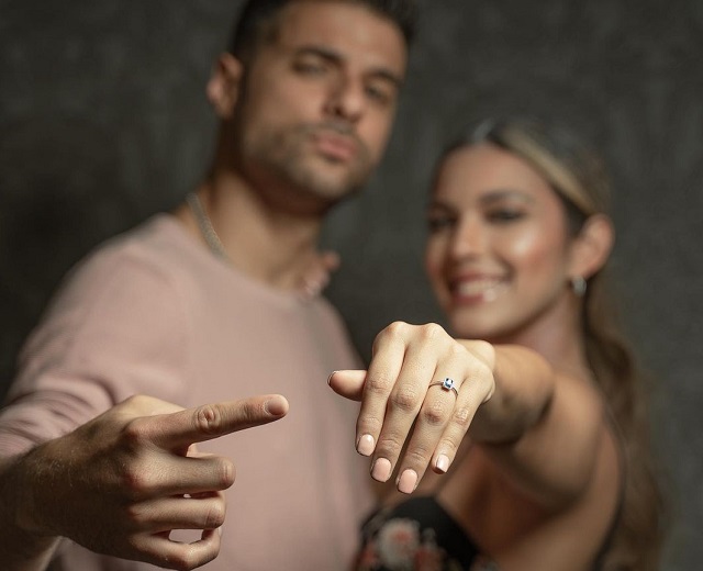 Pablo Brunstein y Carolina Castillo. Foto: Instagram / @william_caicedo_fotografia