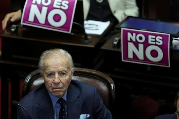 Carlos Menem, expresidente de Argentina. EFE