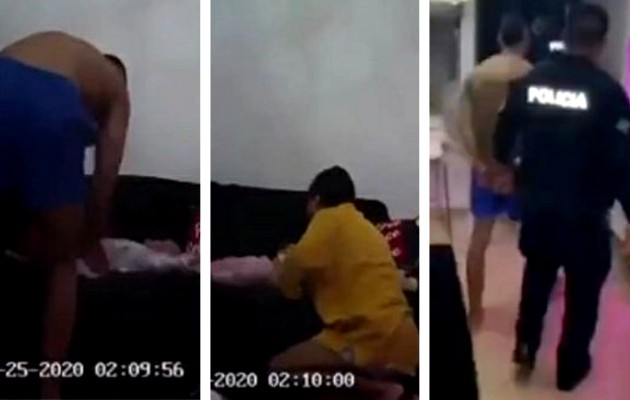 Violencia doméstica en Altos de Tocumen. Foto: Redes