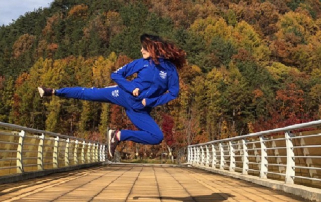 El poomsae es la otra cara del taekwondo competitivo. Foto:Cortesía