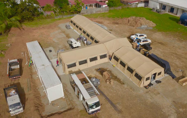 Este hospital cuenta con 40 camillas para la atención de pacientes infectados con coronavirus. Foto: Eric A. Montenegro