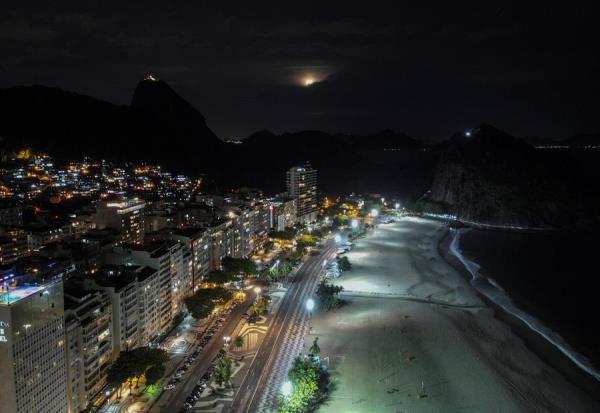 Las playas estuvieron completamente vacías.