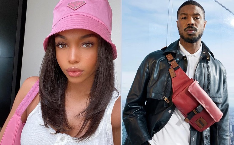 Lori Harvey y Michael B. Jordan. Instagram