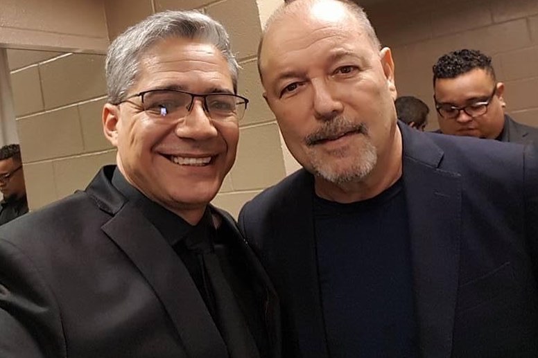 Rubén Blades y Carlos Pérez-Bidó. Foto: IG @ruben.blades