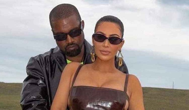 Kanye West y Kim Kardashian. Foto: Archivo