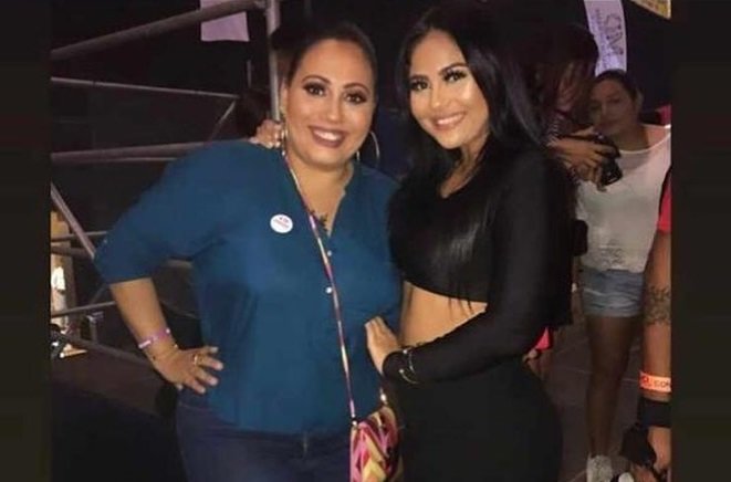 Yaritzel de Vélez y su hija Tatiana. Instagram/Archivo