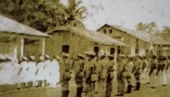 Al centro, la primera biblioteca pública de La Chorrera, Hortensio de Icaza. Foto: Cortesía.