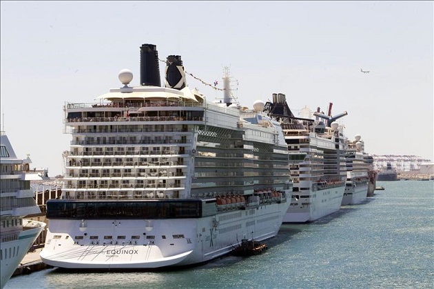 La reanudación de las operaciones de las compañías de cruceros está supeditada a la evolución de la pandemia de la covid-19. EFE