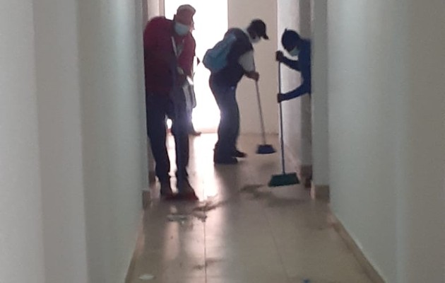 Los primeros 20 pacientes ya se encuentran en la instalación atendidos por personal de la Caja de Seguro Social y la oficina Regional del Ministerio de Salud (Minsa).