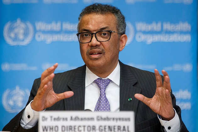 Tedros Adhanom Ghebreyesus es el director general de la OMS. Foto: EFE