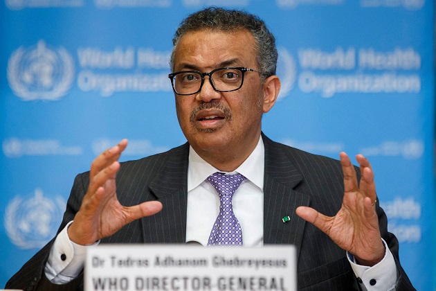 Tedros Adhanom Ghebreyesus es el director general de la OMS. Foto: EFE 