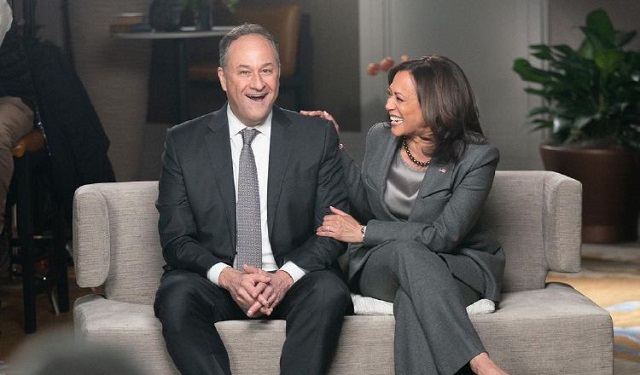 Douglas Emhoff y Kamala Harris, un amor profundo.  Foto: Instagram